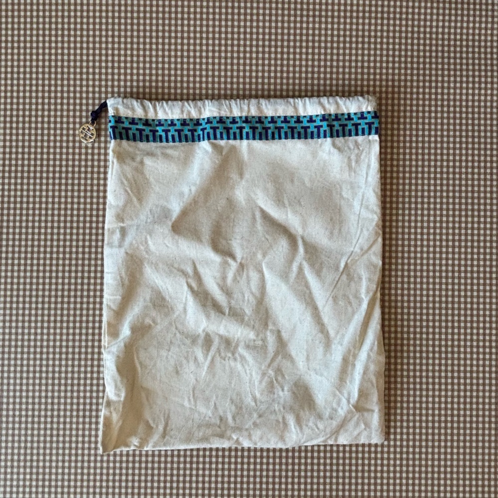 Tory Burch Flats purse dust‎ bag with drawstring